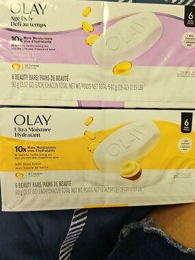 OLAY Age Defy Beauty Bars - Lavender And  Olay Ultra Moisture Hydratant